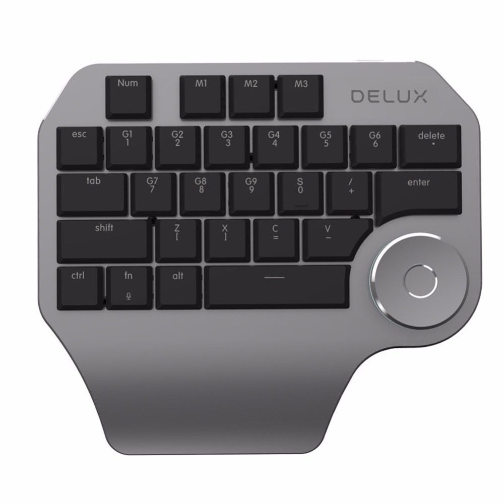 DELUX T11 Designer 最新! 左手用＆右手用 キーパッド マクロ ダイヤル SurfaceDialより高性能_画像6