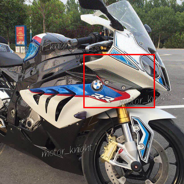 フロントフェンダースポイラー Bmw S1000RR Winglets フェアリング炭素繊維サイドウイングましょう HP4 2_画像3