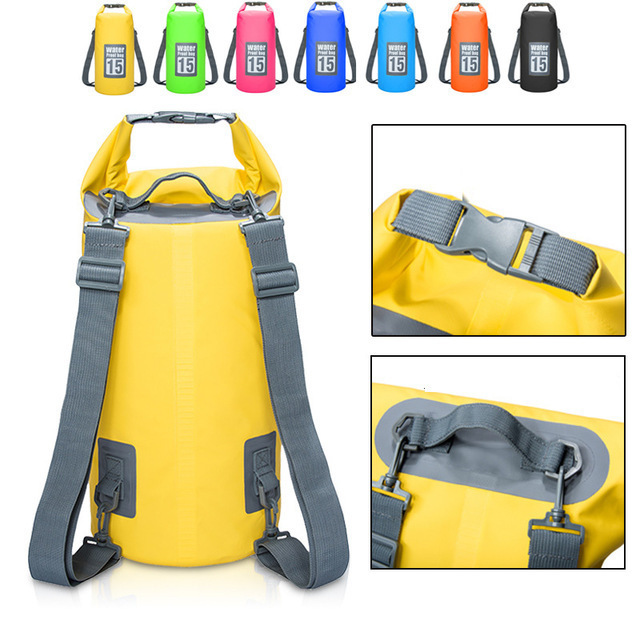 5L/10L/15L/20L 防水バッグ収納ドライサックカヌーカヤック屋外スポーツ水泳バッグ旅行キットバックパック