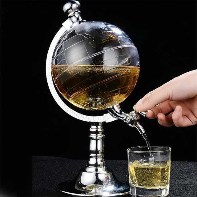  wine dispenser globe type wine beer single canister pump bar kitchen tool 