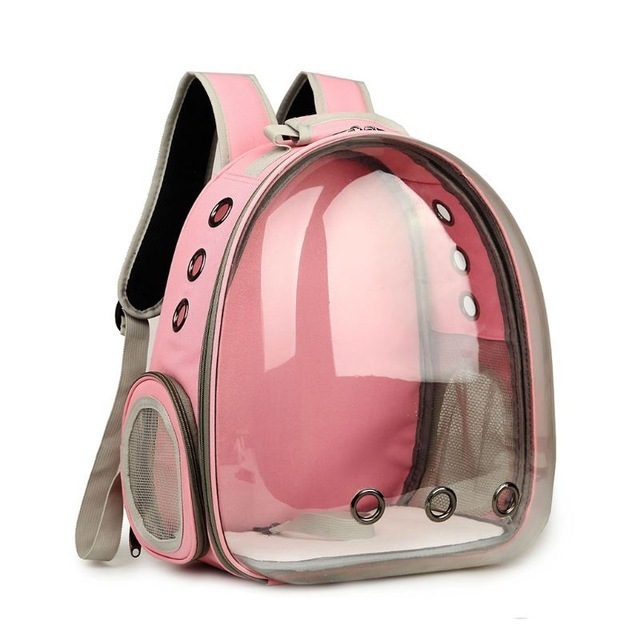  домашнее животное рюкзак кошка багажник прозрачный наружный . собака собака багажник "дышит" 
