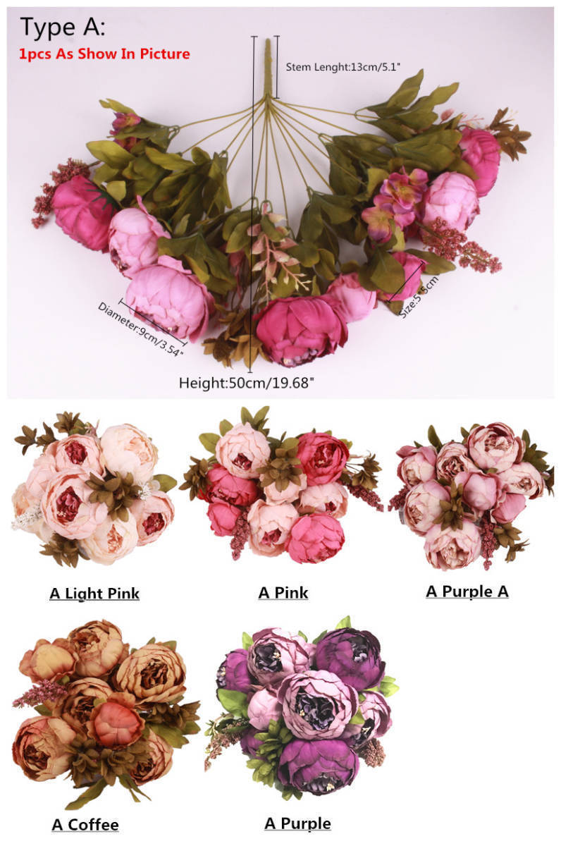  искусственный цветок шелк цветок розовый большой колесо античный способ ... лекарство роза искусственный цветок букет букет аранжировка тоже 