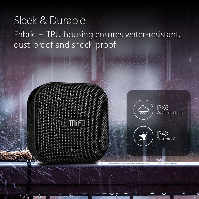 MIFA A1 wireless portable BLUETOOTH speaker waterproof Mini stereo music column outdoors HANDFREE speaker 