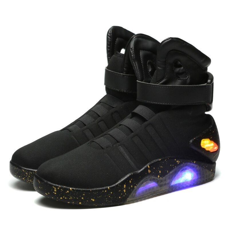  back *tu* The * Future future. shoes sneakers shoes black LED lighting abroad limitation replica 2 color 