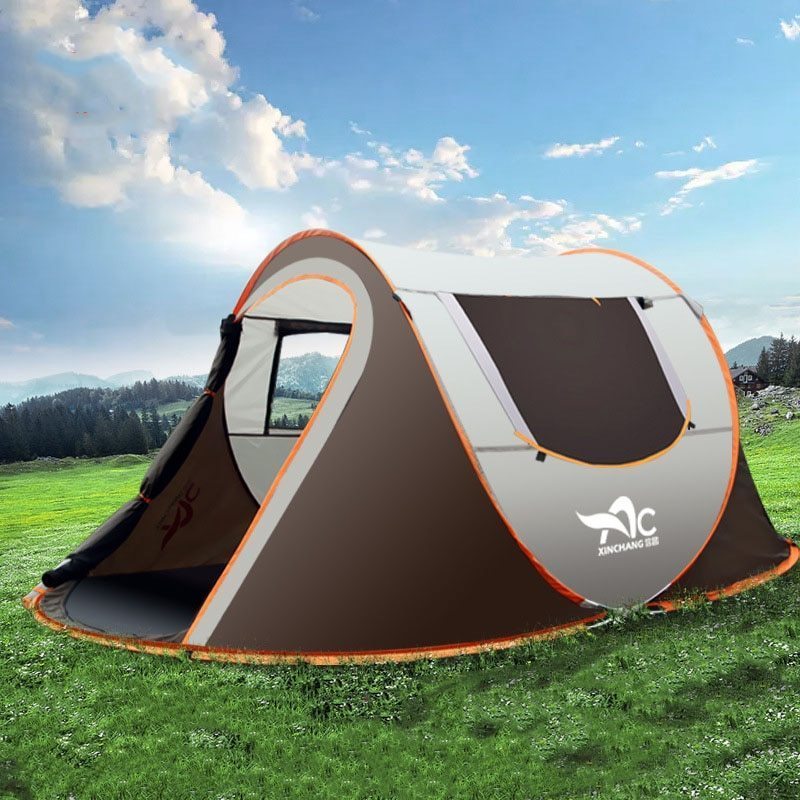 タープテント　超軽量 ポップアップ アウトドア テント　防風外線・防水・紫防止 3～4人用