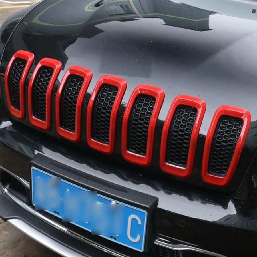  Jeep KL series Cherokee front grille cover bezel black 