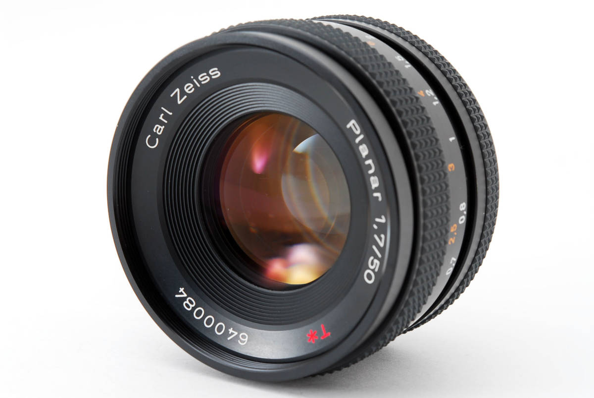 ☆極上美品☆CONTAX コンタックス Carl Zeiss Planar 50mm F1.7 T* AEJ