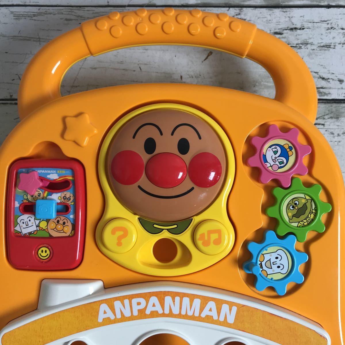 12M Anpanman .... War машина ручная тележка agamatsu( осмотр ) младенец игрушка игрушка baby товары для малышей War машина 1000~