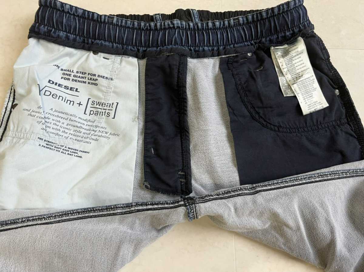 美品 W32 DIESEL デニム ジーンズ ショート ハーフパンツ JOGG