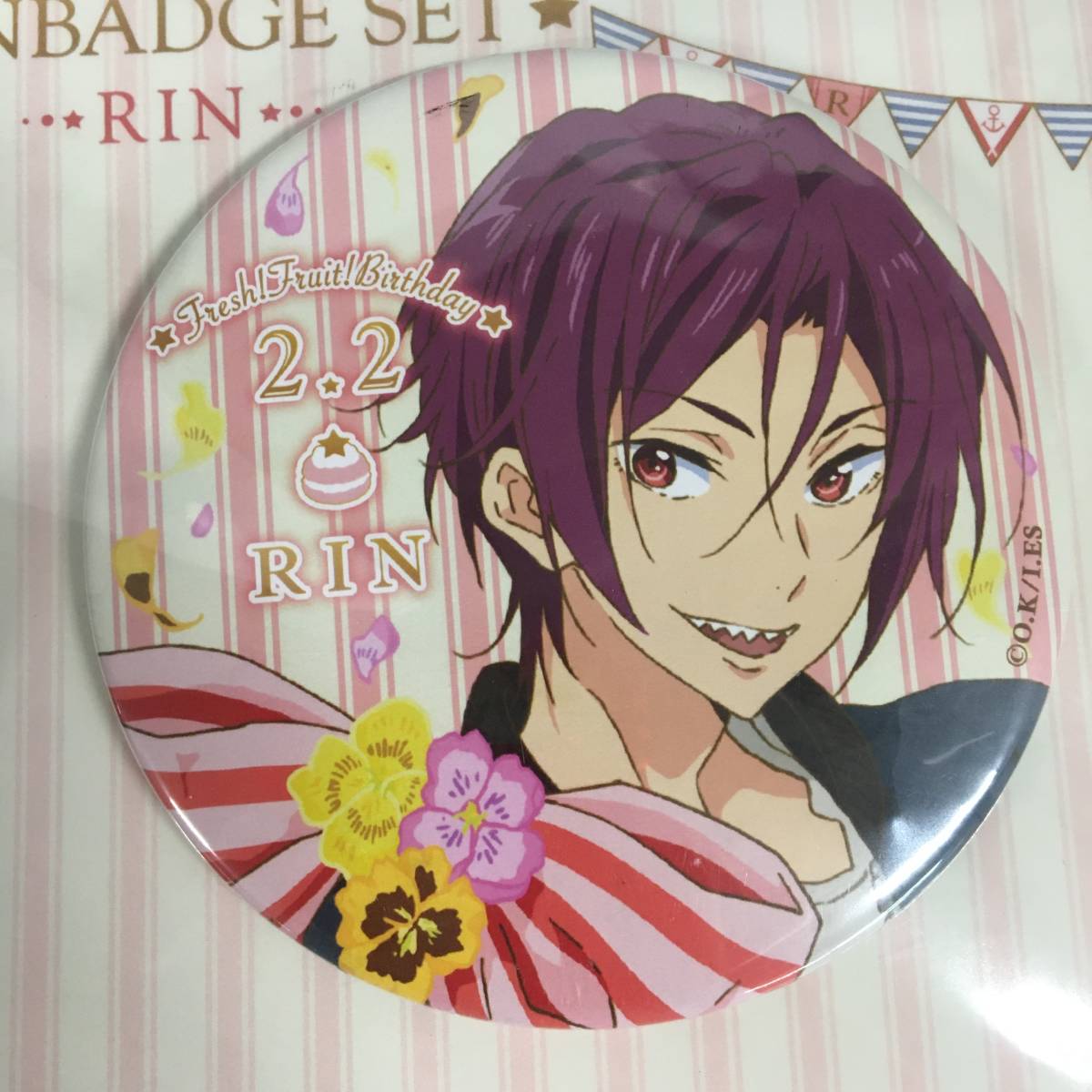 Free! EternalSummer ES 松岡凛 缶バッジセット-