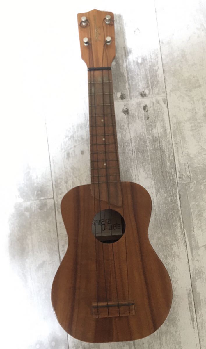 KAMAKA カマカ ukulele ウクレレ 型番不明 ヴィンテージ ホワイト