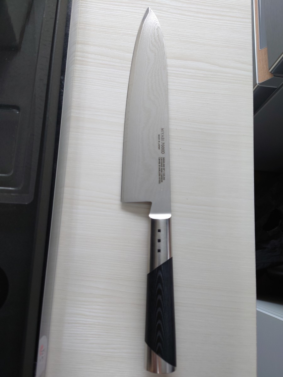 ヘンケルス 雅 7000d シェフナイフ 牛刀 24cm 未使用 ダマスカス 両刃