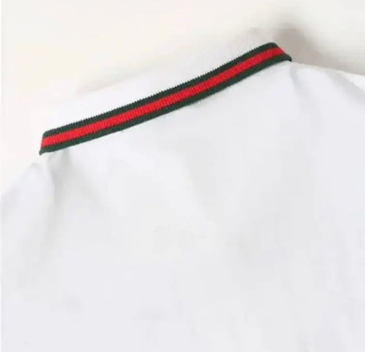 【在庫セール】ホワイト 半袖 ポロシャツ Tシャツ 子供服 男の子 トップス