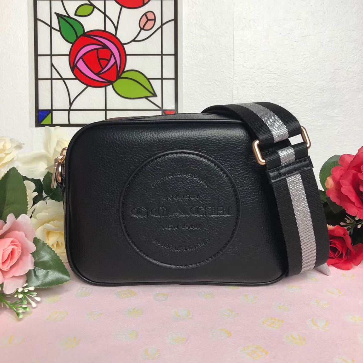 COACHコーチ ショルダーバッグ ブラック 新作 新品 www.gastech.com.tr