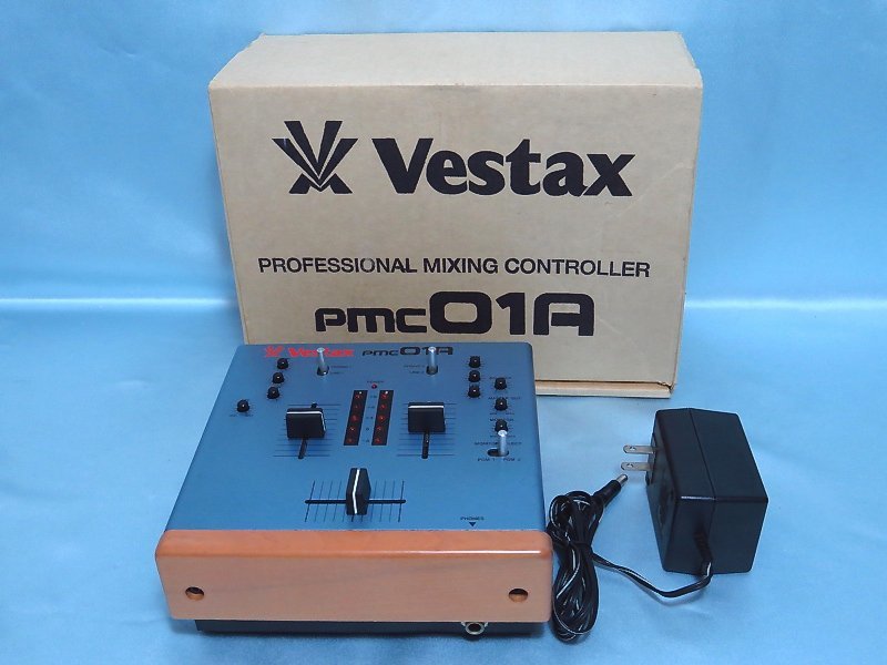 Vestax pmc 09 音出し確認 純正アダプター付き-