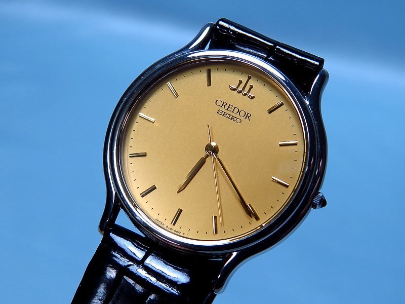 ◇ SEIKO CREDOR 8J81-6A30 セイコー クオーツ メンズ腕時計