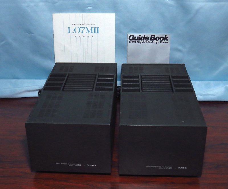 ◇ TRIO DCモノラルパワーアンプ L-07MII ペア ◇ www.ebluedrive.be