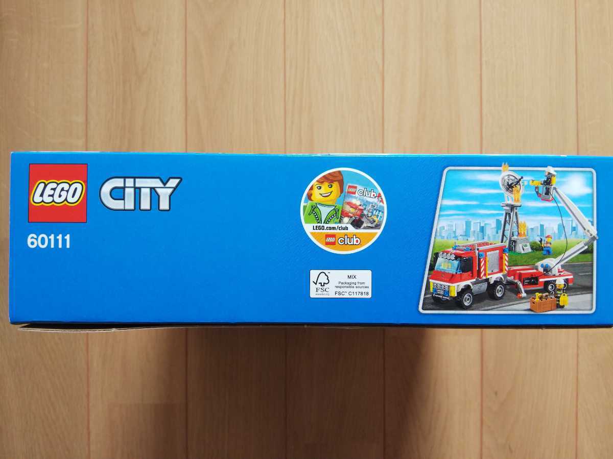 LEGO 60111 屈折はしご車 国内正規流通品 レゴ シティ 街シリーズ シュノーケル車 スノーケル車 消防車 ファイヤートラック_画像4
