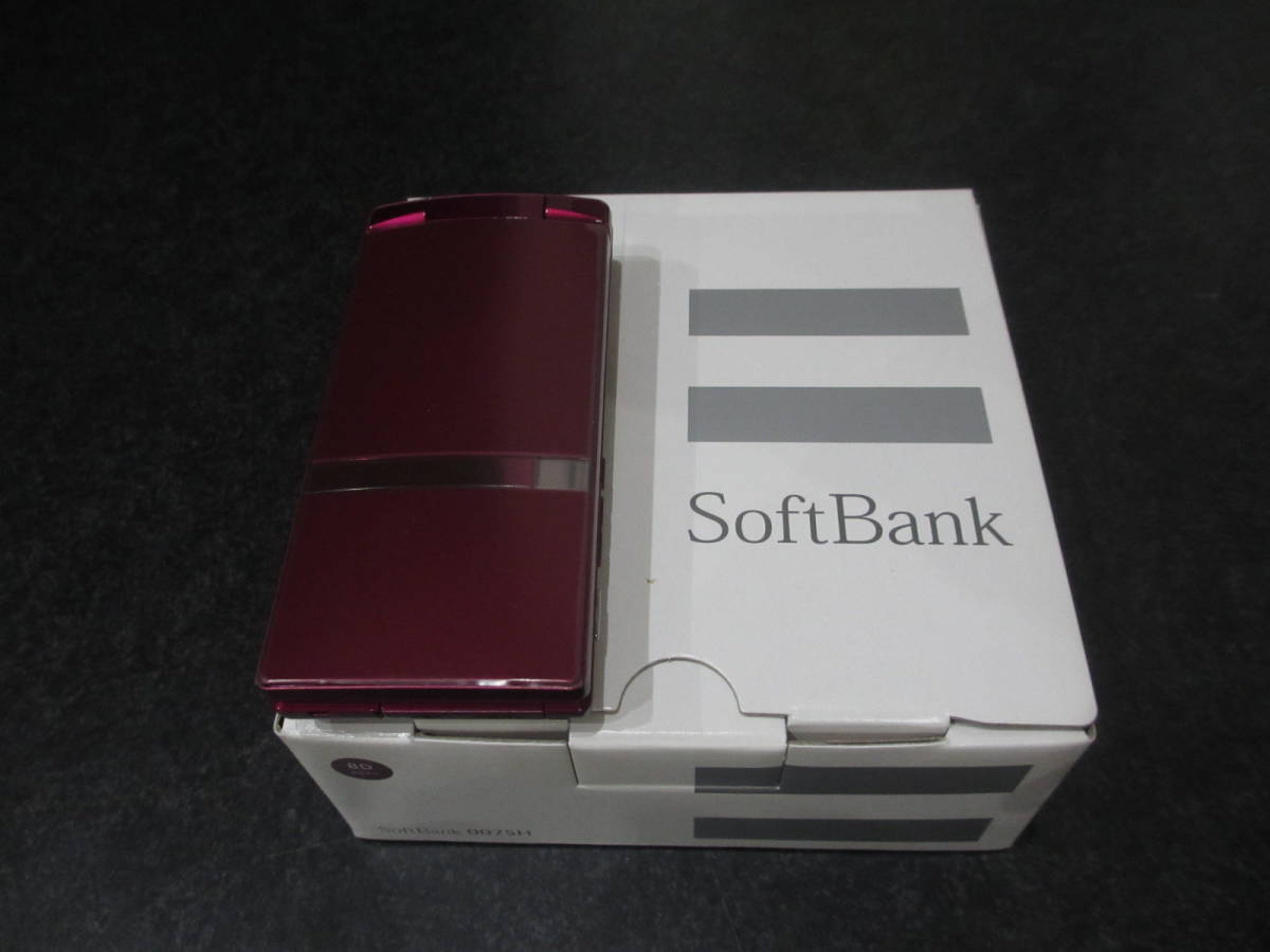 SoftBank 007SH ボルドー 未使用保管品_画像3