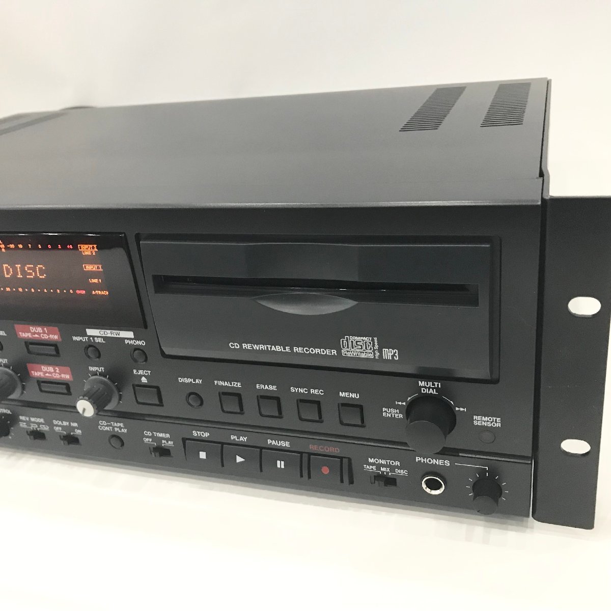 TASCAM 業務用CDレコーダー/カセットデッキ CC-222SLMK2【No.232