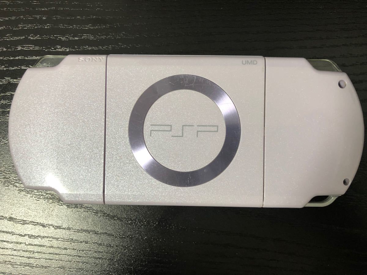 ジャンク PSP-2000 プレイステーション・ポータブル パープル 電源ケーブル付き