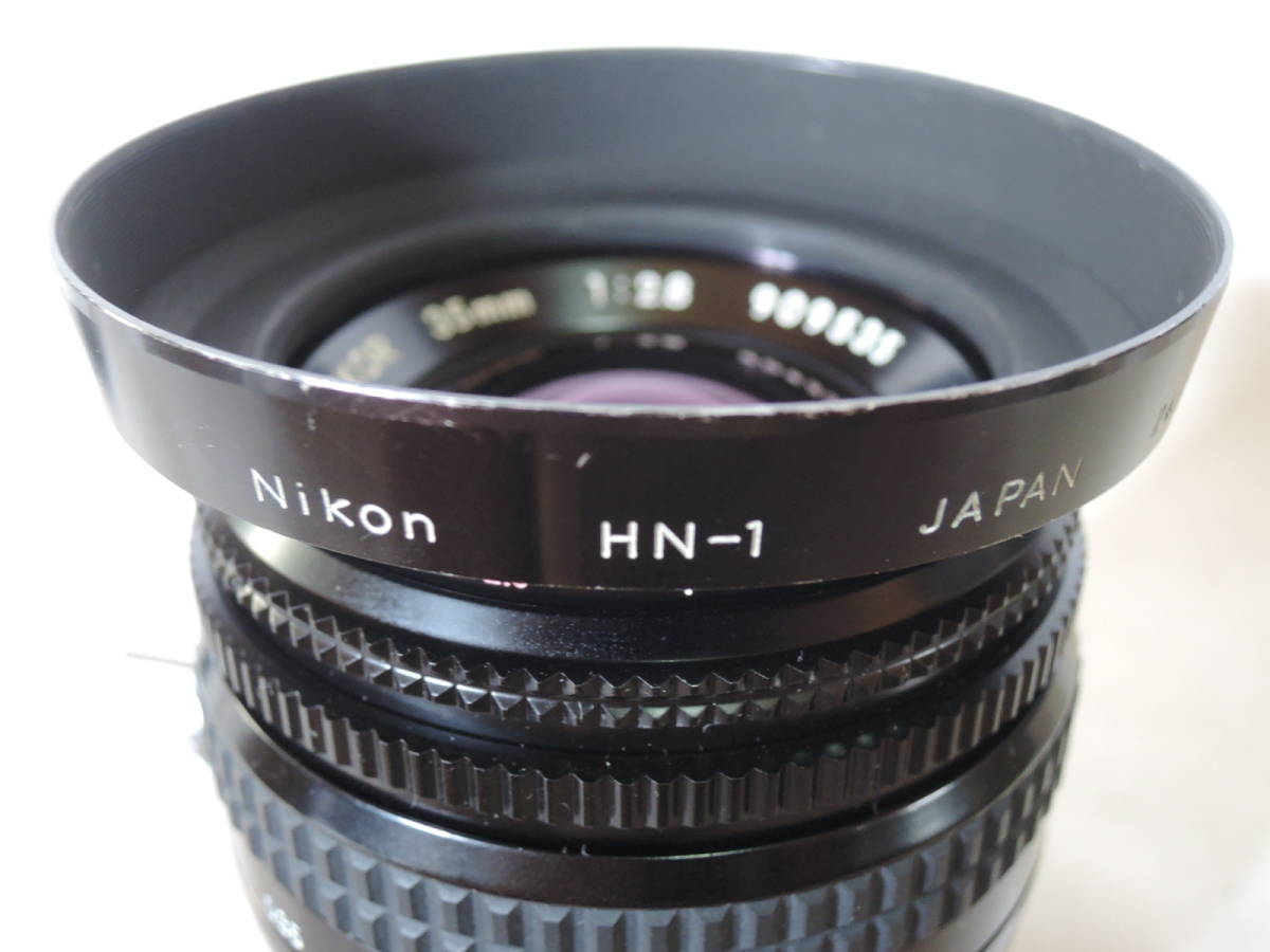 ニコン/Nikon PC-NIKKOR 35mm f2.8 (909535) 前後キャップ/フード付