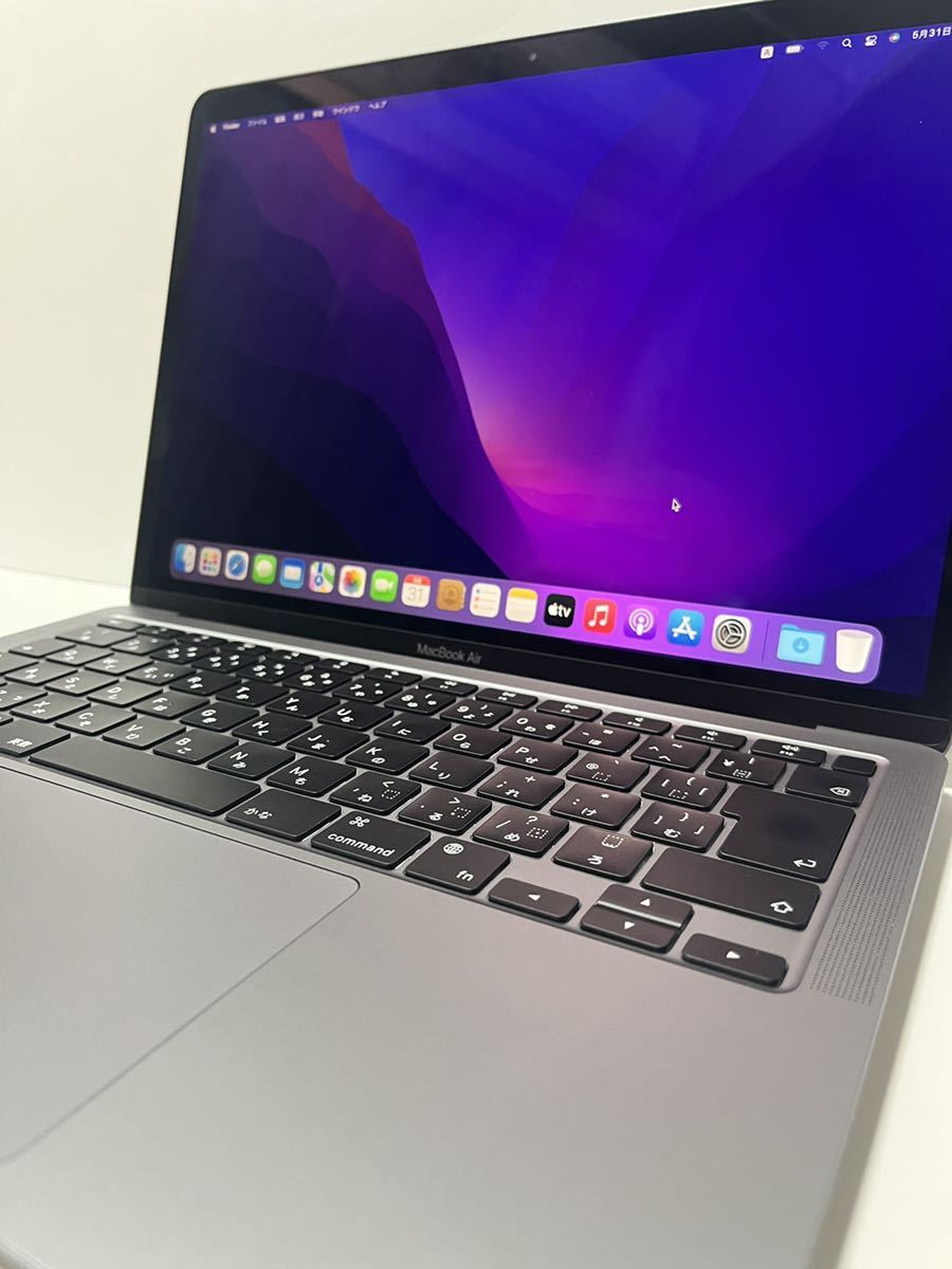 極美品 Apple MacBook Air 2020 AppleCare+保証有 保証書付き MGN63J/A 