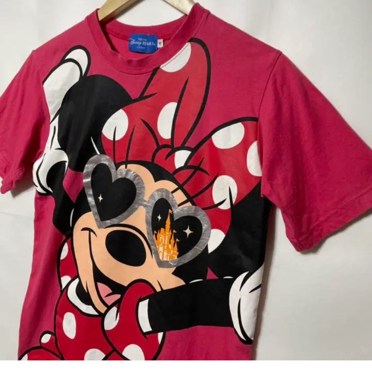 ディズニー ミニー Tシャツ ビッグミニープリント ☆P182