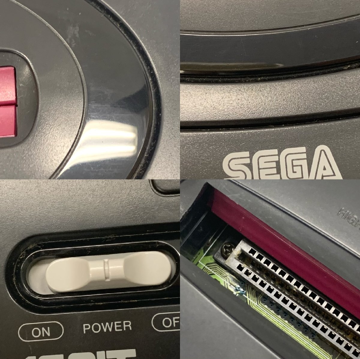 ◆セガ SEGA◆メガドライブ2 MEGA DRIVE 2 HAA-2502 16bit テレビゲーム機 本体 メガドラ2 箱付 レトロ 通電/動作未確認_画像6