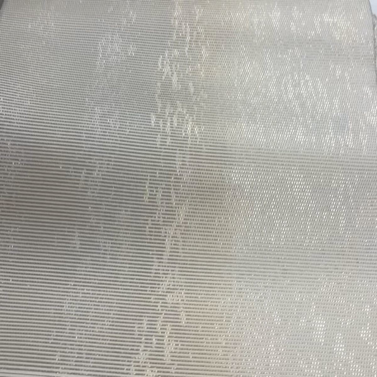 万能!夏の袋帯 ラメ金銀糸 縞模様グラデーション