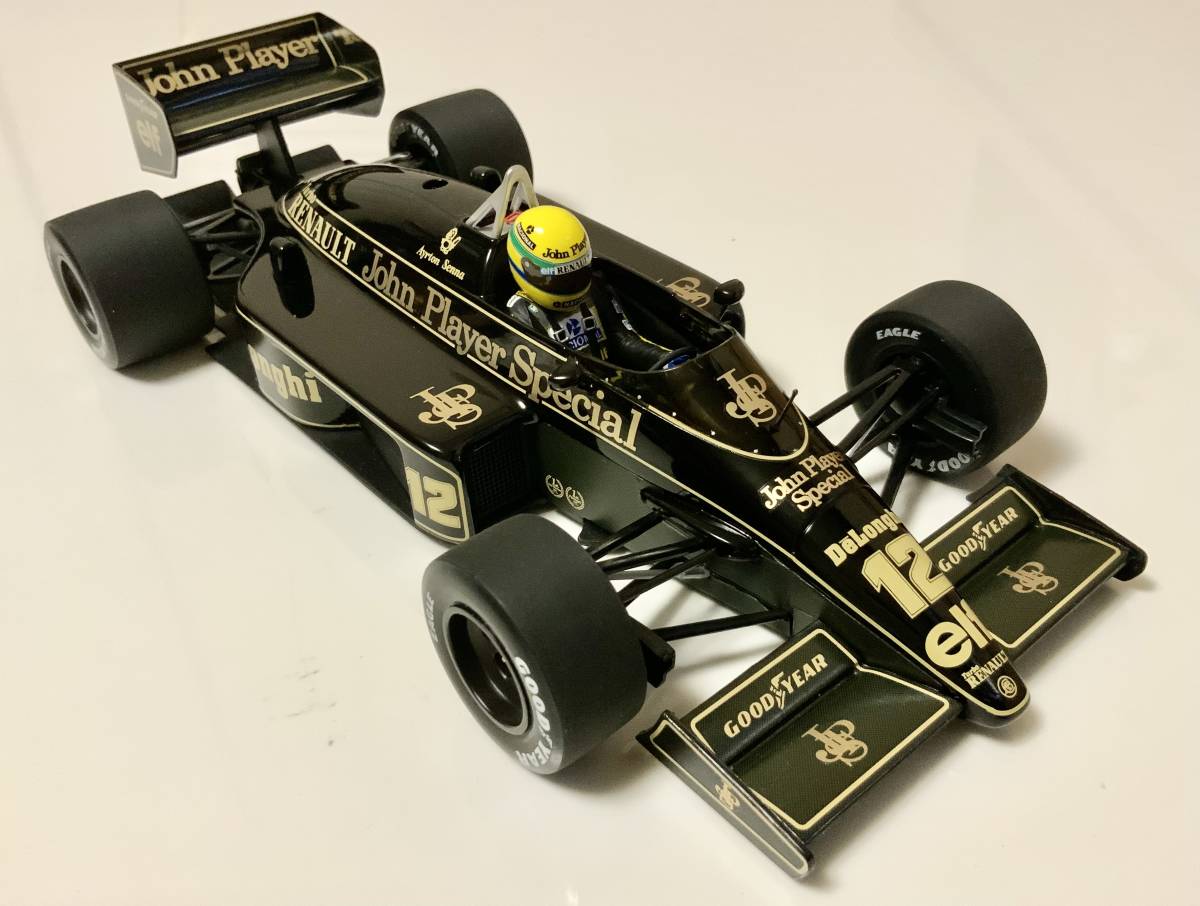 ミニチャンプス1/18 セナコレ ロータス98Tルノー アイルトン セナ pci
