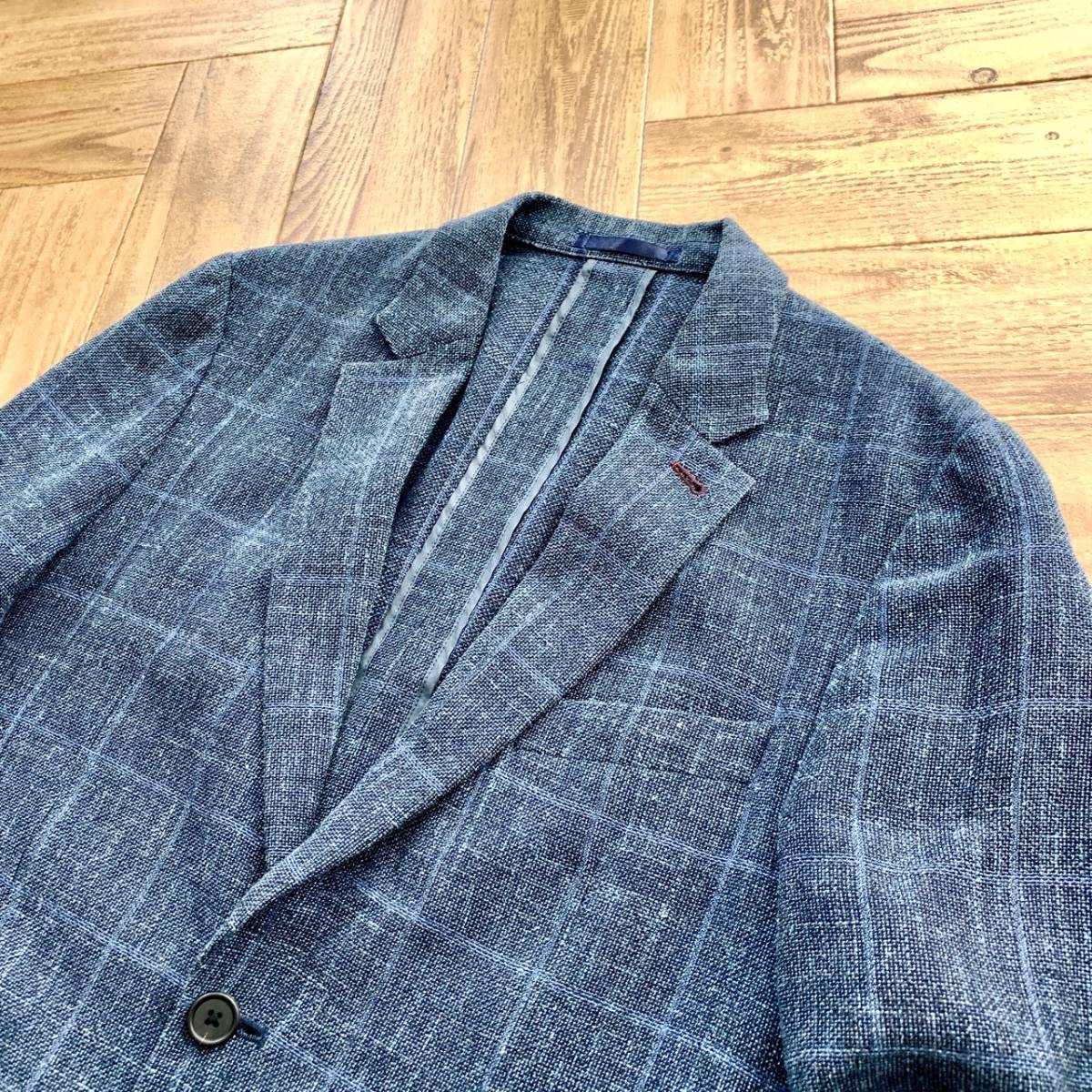 A06『ポールスミス Paul Smith』Tollegno1900 ウィンドウペンチェック