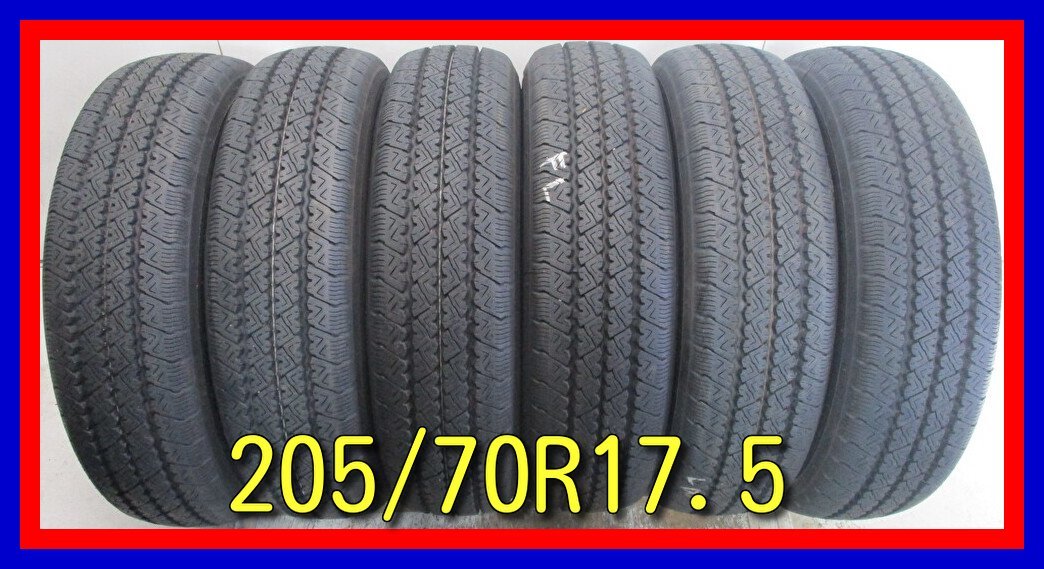 □タイヤ□ 205/70R17.5 115/113L LT BRIDGESTONE V-STEEL RIB 265