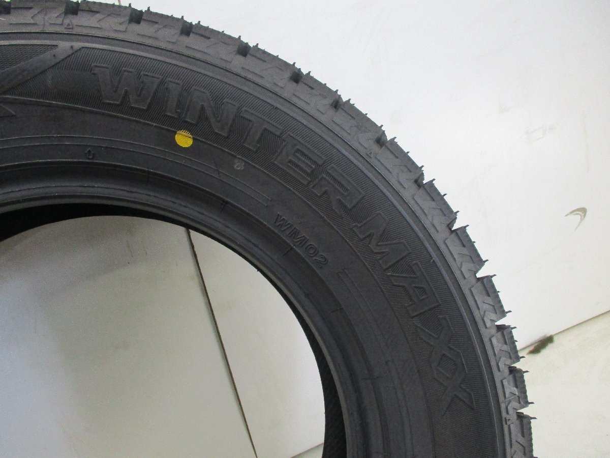 ■新古タイヤ■　195/65R14 89Q DUNLOP WINTERMAXX WM02 プレリュード プレマシー ギャラン等 冬タイヤ スタッドレス 激安　送料無料　U393_WINTERMAXX WM02