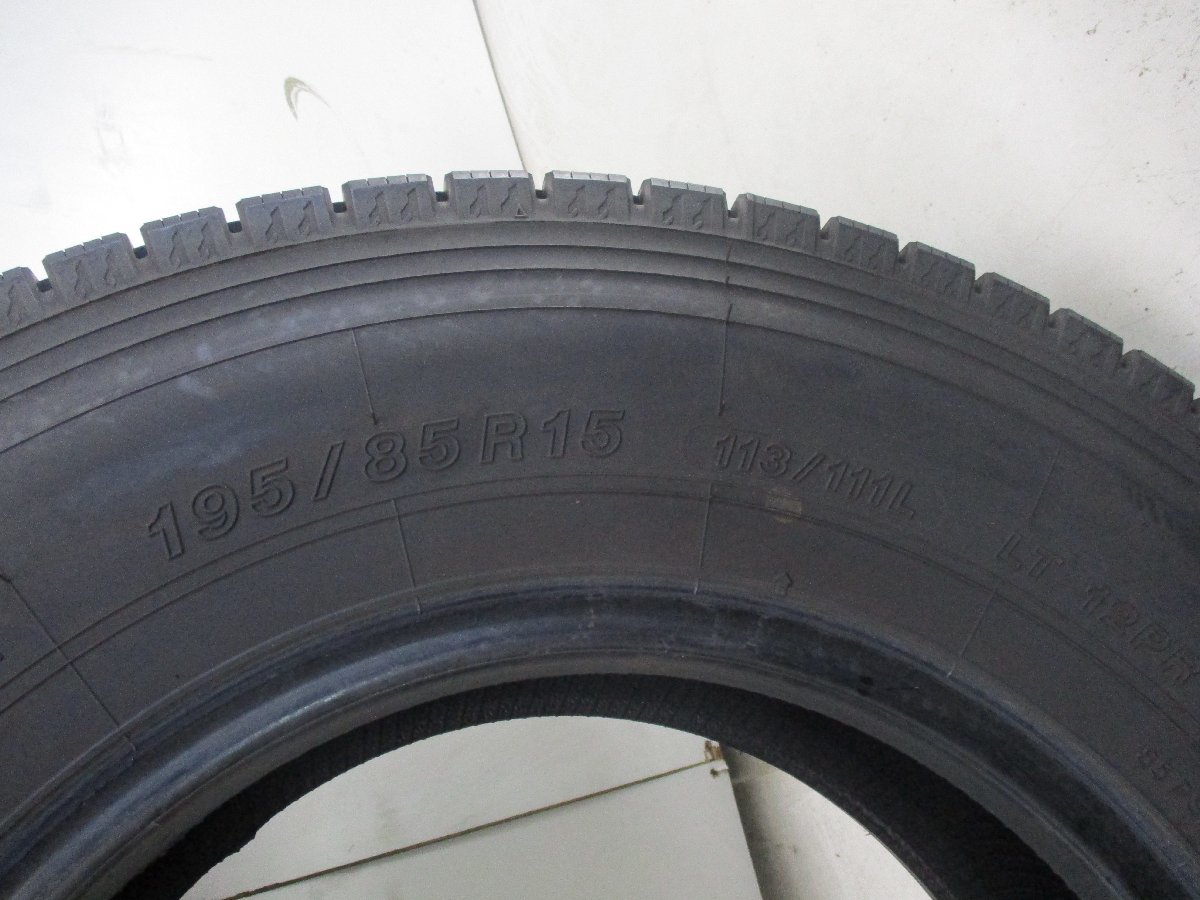 ■中古タイヤ■　195/85R15 113/111L LT 12PR YOKOHAMA ice GUARD iG91 トラック キャンター等 冬タイヤ スタッドレス　送料無料　U417_195/85R15 113/111L LT 12PR