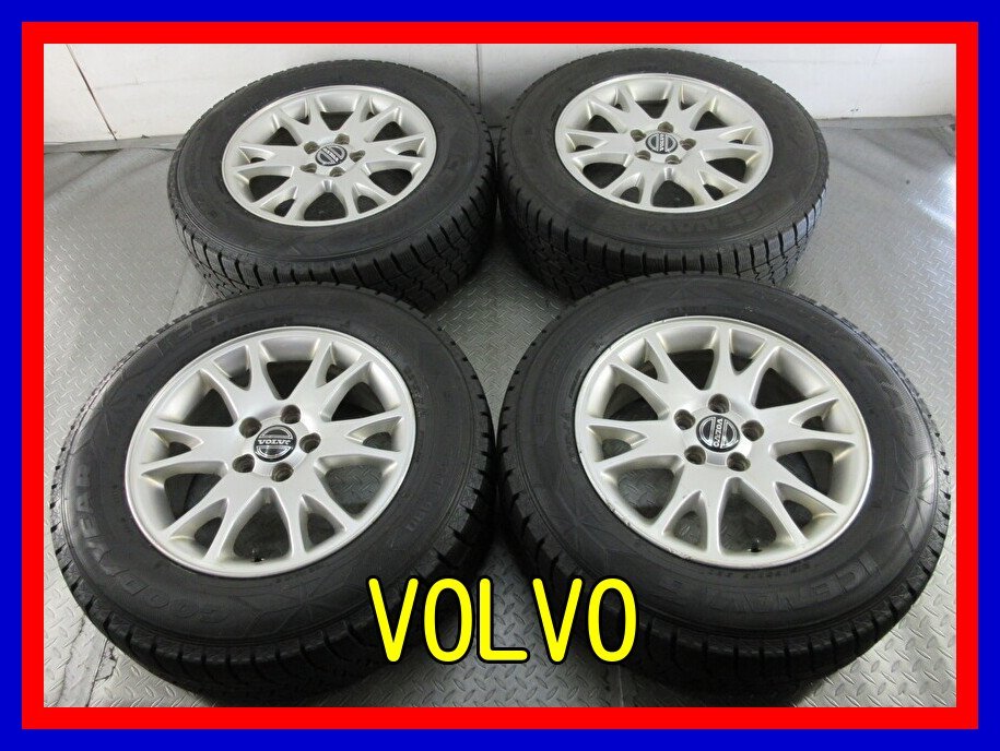 # used tire wheel # VOLVO original 16 -inch 7J +49 5H 108 GOODYEAR ICENAVI6 215/65R16 98Q winter studless ST super-discount free shipping J92