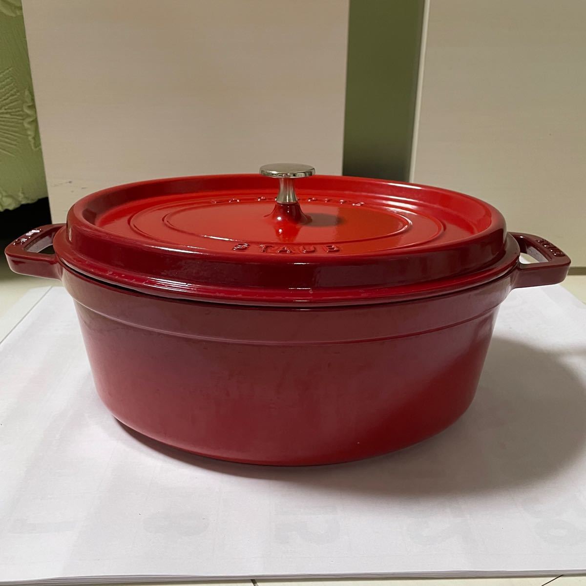 ストウブ STAUB レッドオパール 両手鍋 31cm | smsgolubovci.me