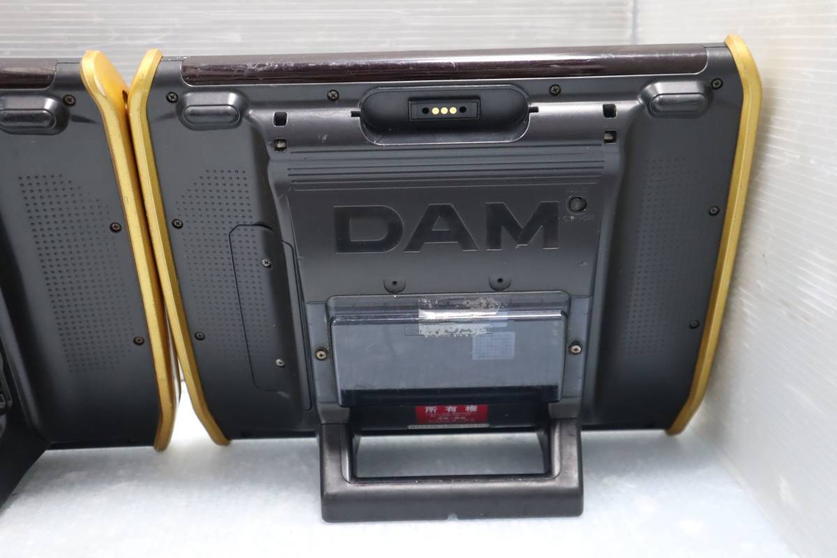 CB3343 T 【3台・動作OK】第一興商　Smart DAM TM10 大型デンモク スマートダム バッテリー無し 訳あり：画面割れ&バッテリーカバー無し_画像8