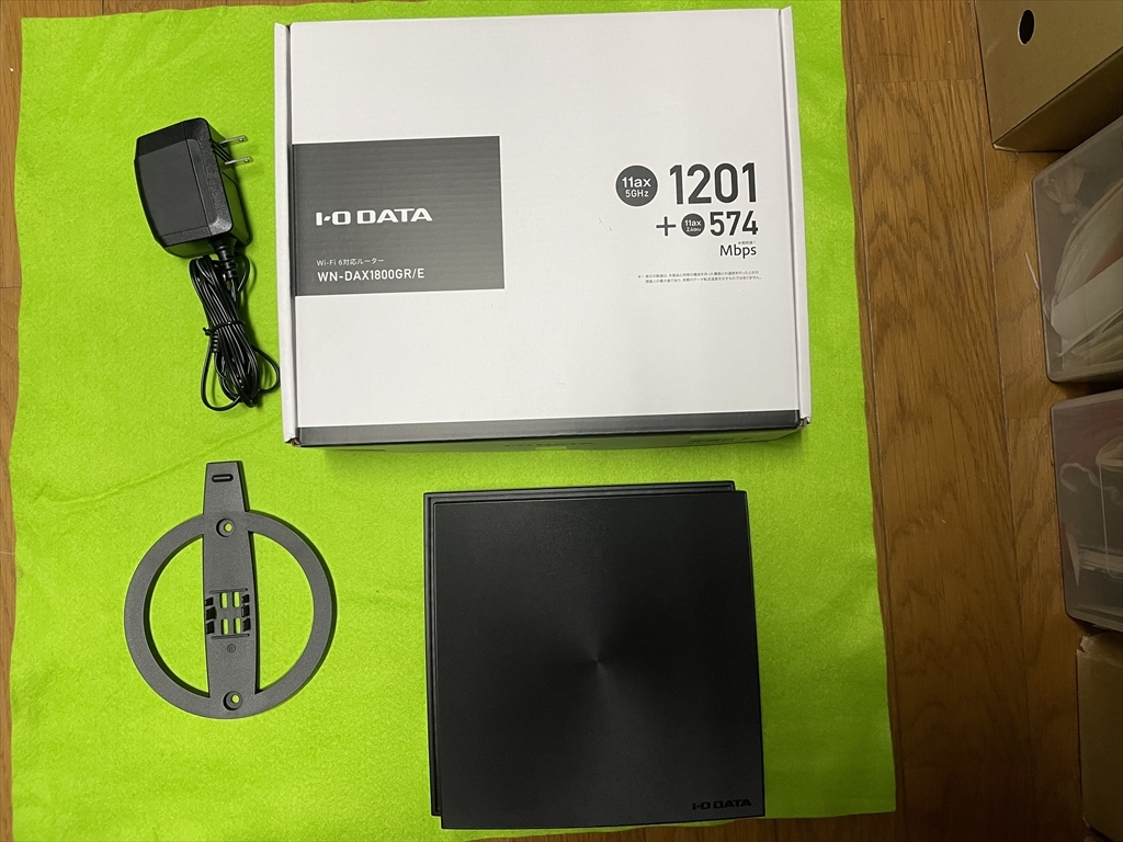 IO DATA WN-DAX1800GR Wi-Fi 6 対応 Wi-Fi ルーター 完動品 IO DATA WN-DAX1800GR Wi-Fi 6 対応 Wi-Fi ルーター 完動品