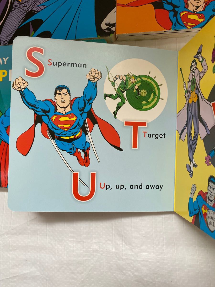 新品　super heroes little library 4冊セット英語絵本
