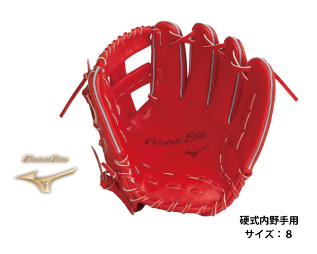 新品即納&送料無料!ミズノ・グローバルエリート硬式内野手用グラブ