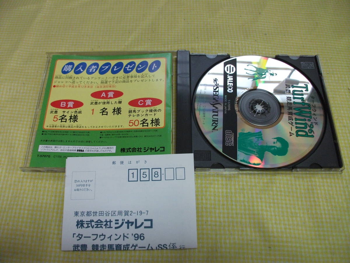 ■SS　ターフウィンド’96　武豊　競走馬育成ゲーム_画像3