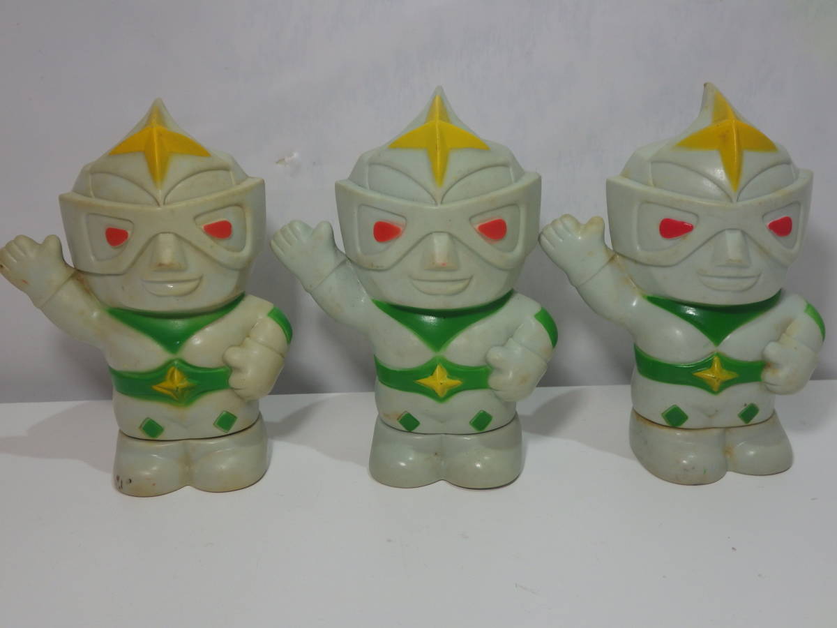 当時物 ソフビ 貯金箱 富士銀行 三井信託銀行 ミラーマン 仮面ライダー