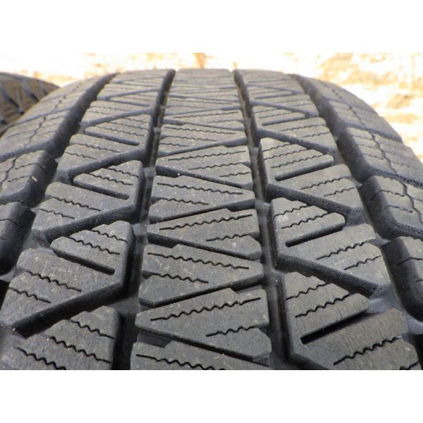 ブリヂストン BLIZZAK DM-V3 215/70R16 100Q 日本製 2本／2019年製9分山スタッドレスタイヤ／中古 特筆すべき損傷なし／本州四国九州4500円_画像5