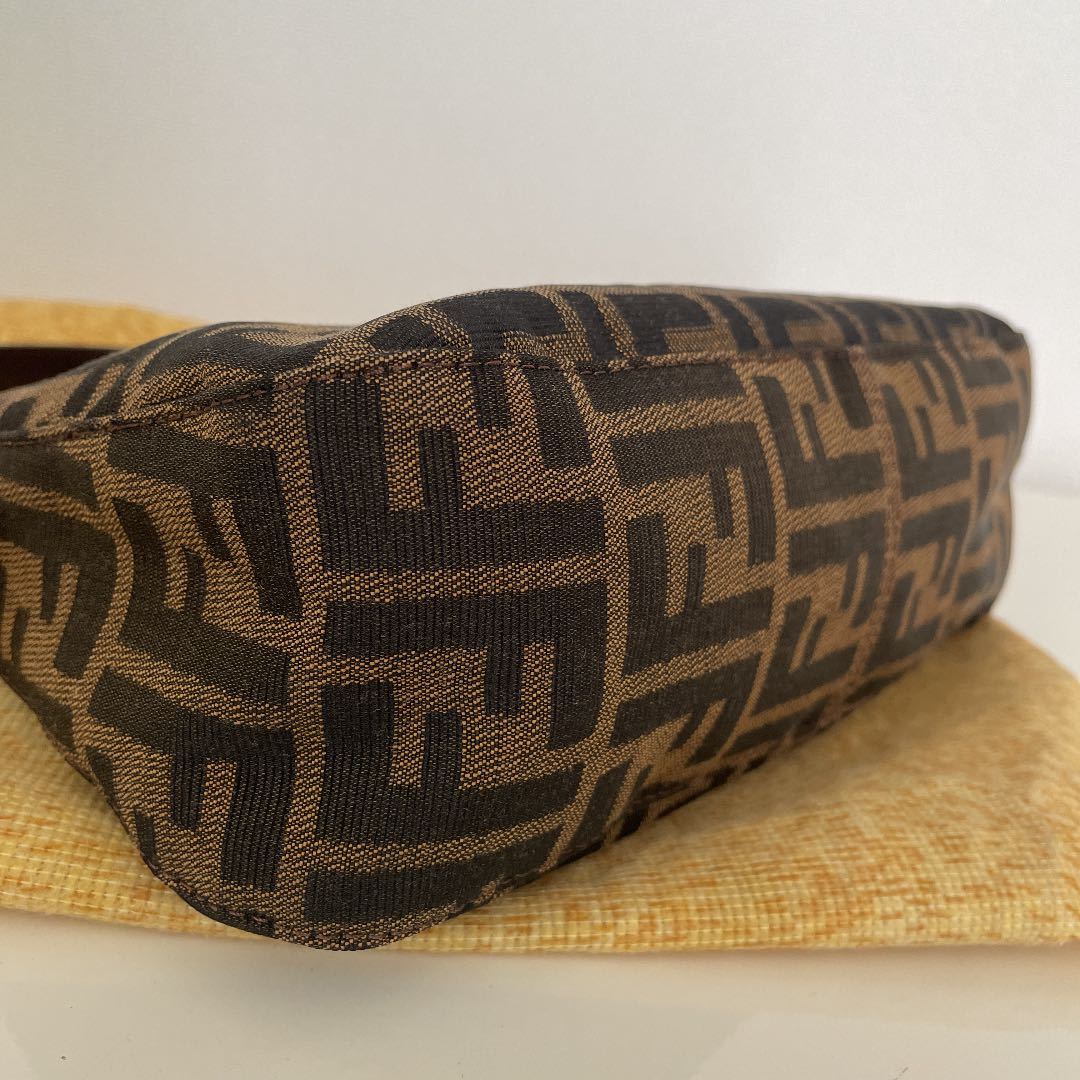 送料無料】希少☆美品☆FENDI フェンディ ズッカ柄 ショルダーバッグ