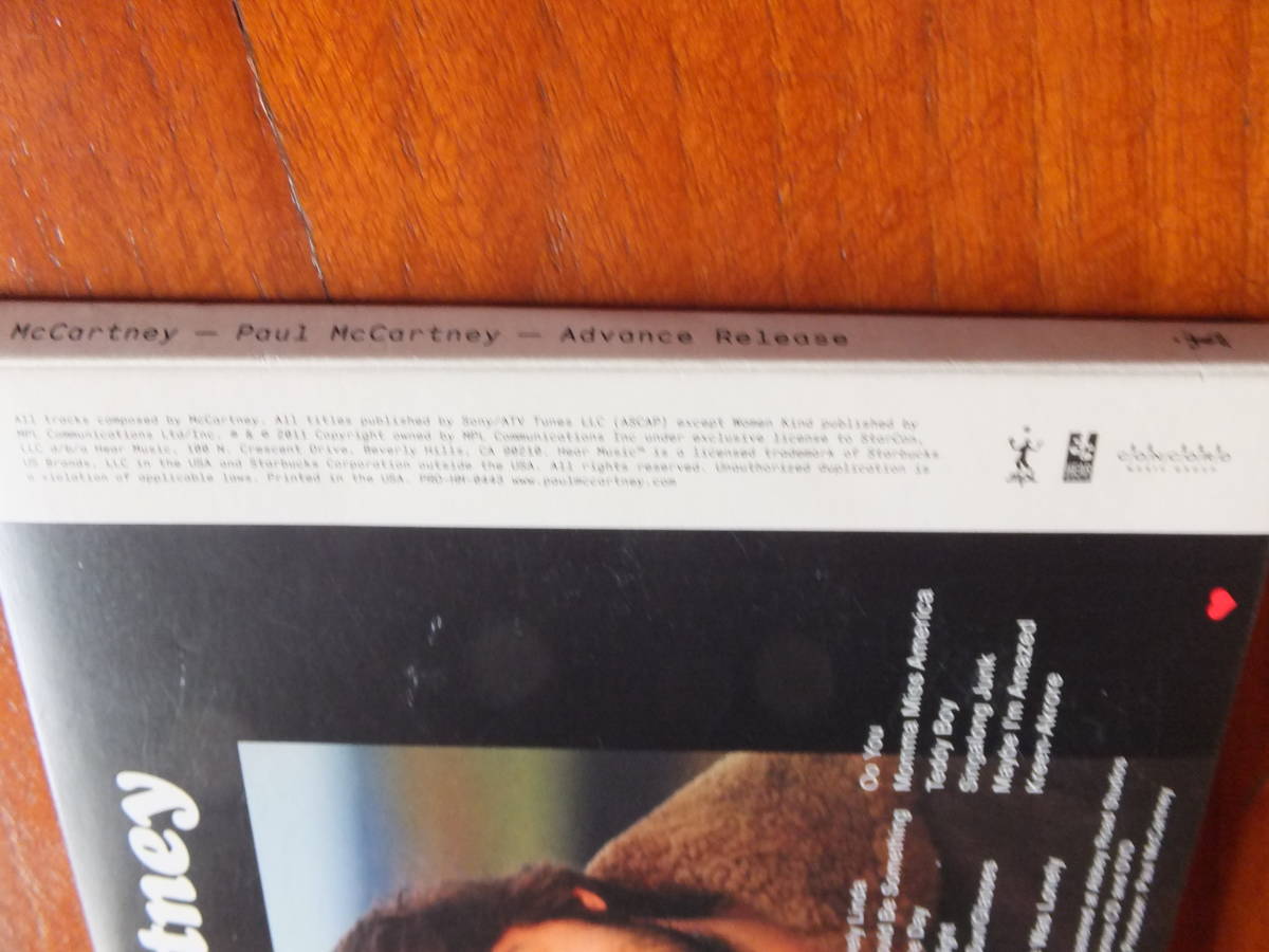 6 Paul McCartney Archive Collection 2011年 US 非売品 紙ジャケ 2CD+DVDセット 『McCartney Advance Release』_画像7
