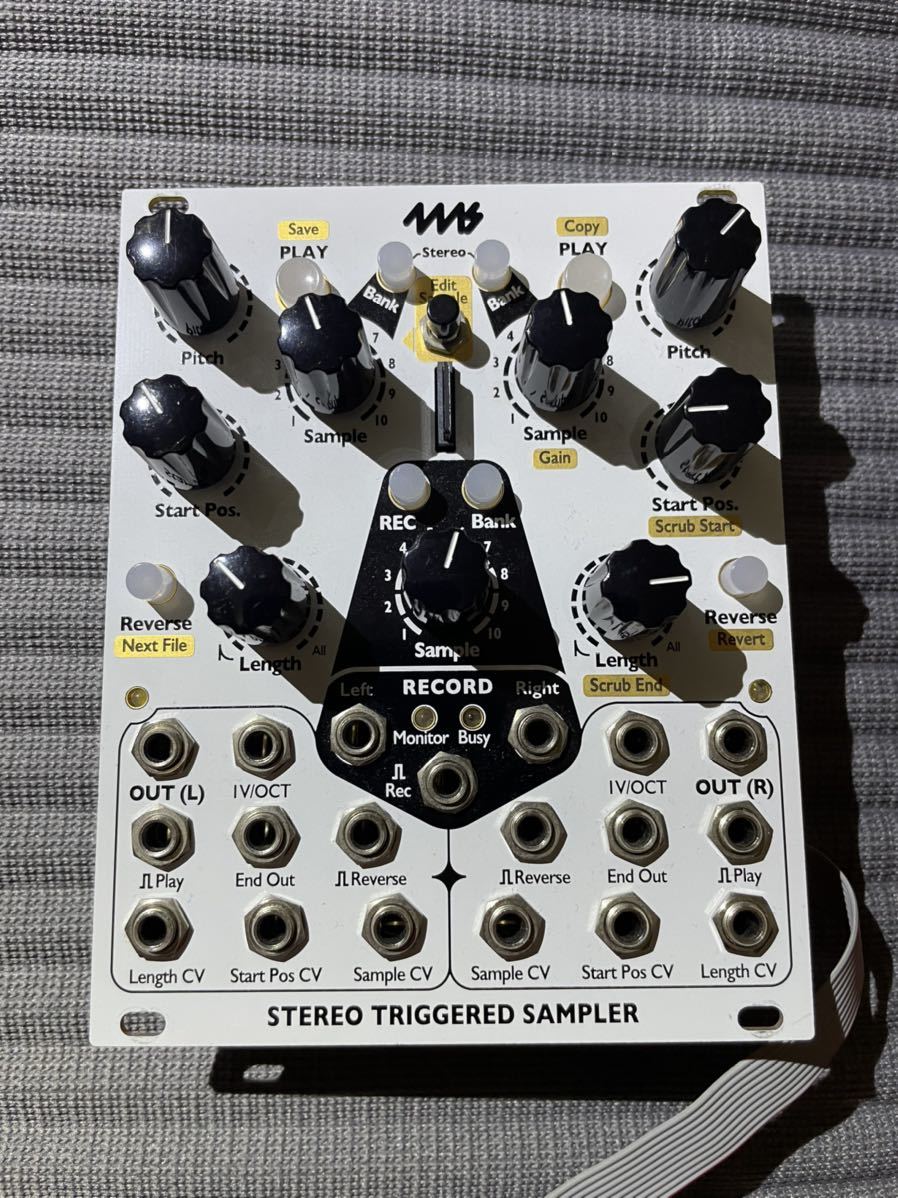 4ms Stereo Triggered Sampler モジュラーシンセ eurorack サンプラー