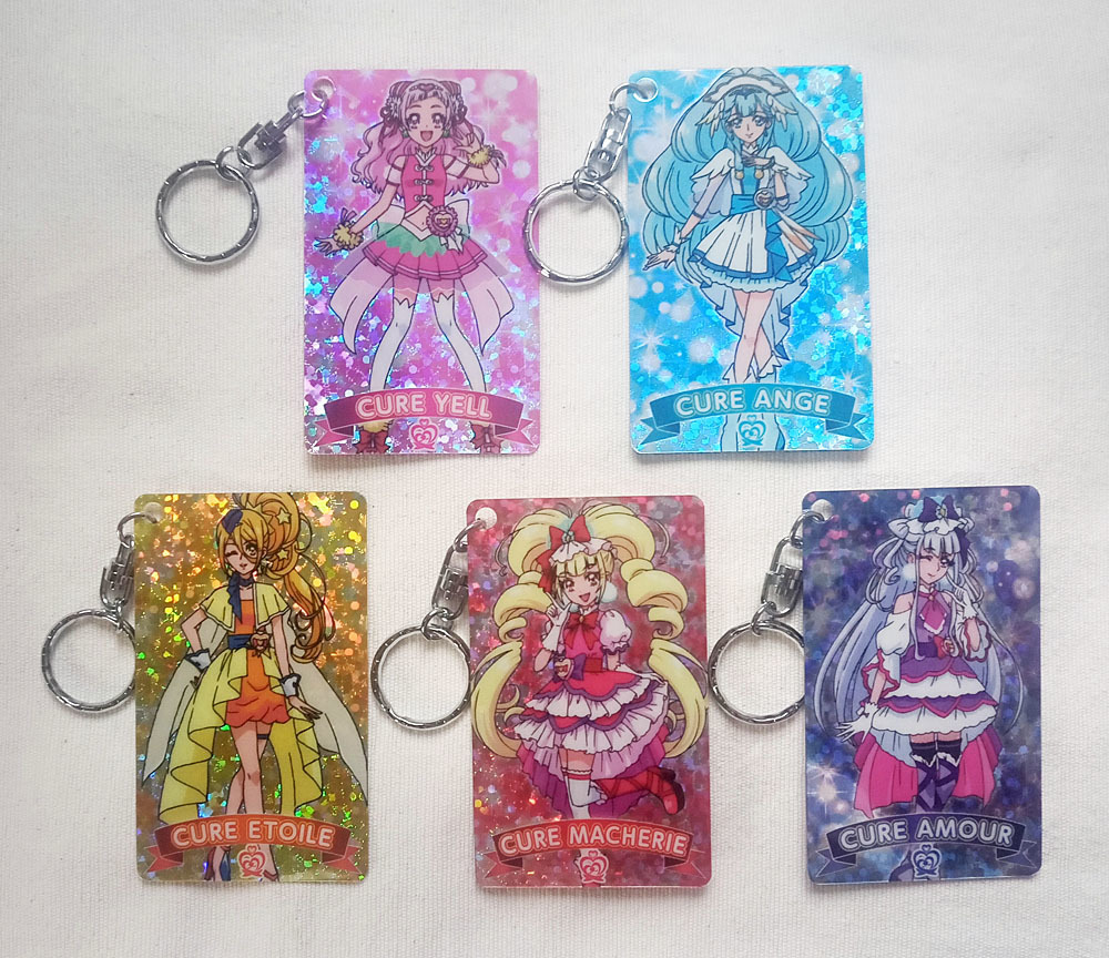 * Precure All Stars plate брелок для ключа 1*HUG..! Precure карта *e-ru Anne ju etoile masheli amour *