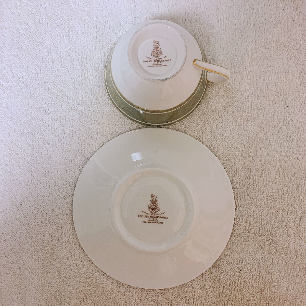 ロイヤルドルトン イングリッシュ・ルネッサンス カップ ＆ ソーサー Royal Doulton 洋食器