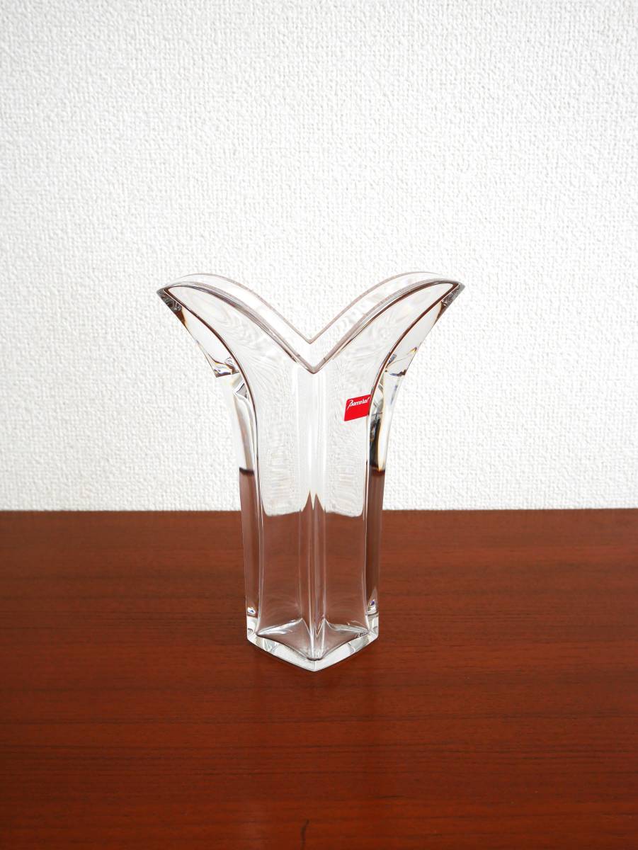 フランス Baccarat バカラ クリスタルガラス Vase 花瓶 フラワーベース